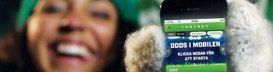 100 riskfritt i mobilen unibet