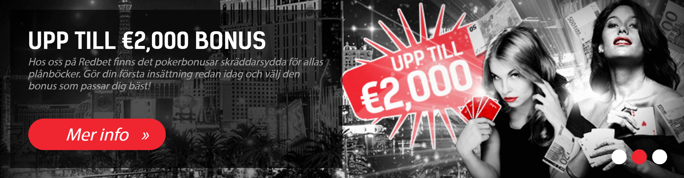 Redbet casino bonus