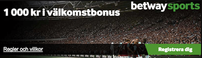 Betway bonuskod och bonus