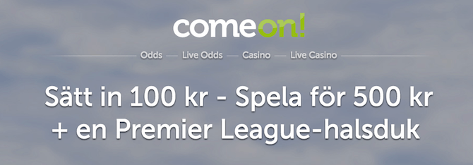 ComeOn bonus Champions League
