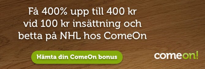 NHL hos ComeOn