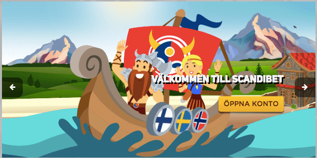 Spela med vikingar hos Scandibet
