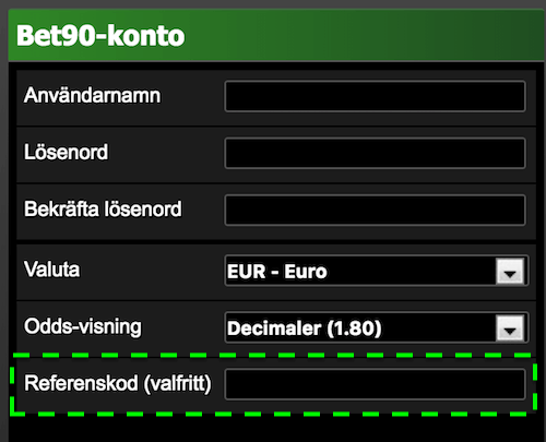 Bet90 odds bonus