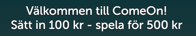 ComeOn bonus